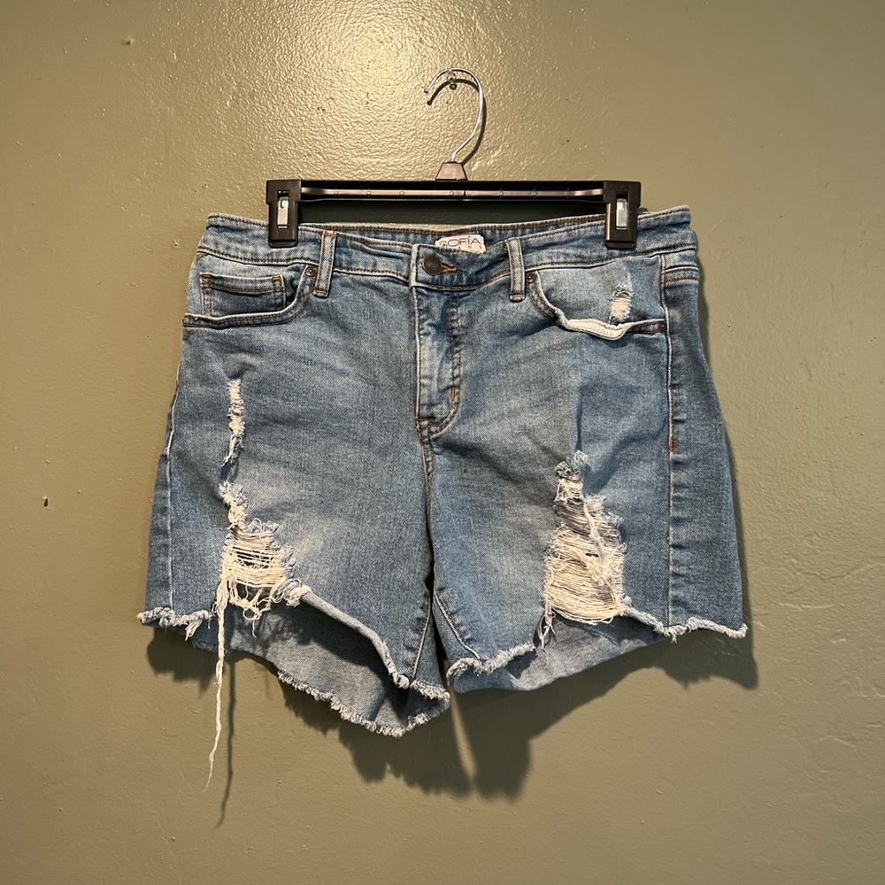 Denim shorts